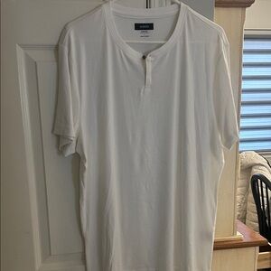 Alfani White Short Sleeve Tee